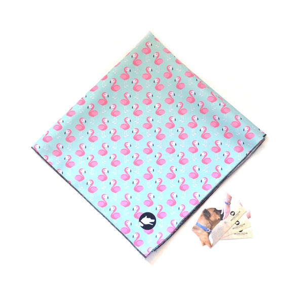 The "Flamingo" Dog Bandana - ArgusCollar