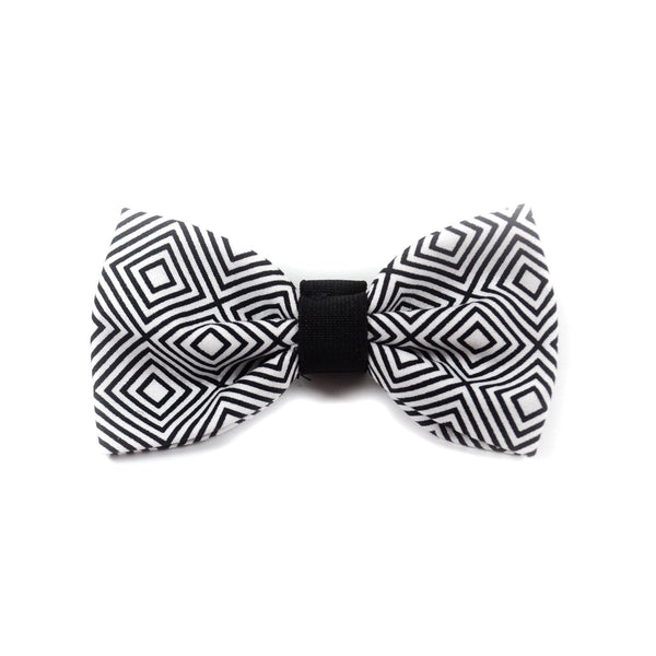 The "BW Squary" Dog Bow Tie - ArgusCollar